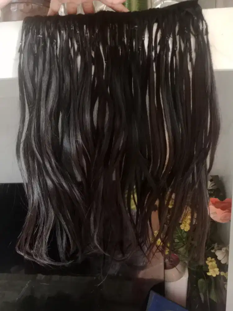 Hairclip rambut asli