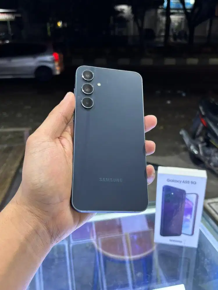 SAMSUNG A55 5G 8/256, Kondisi Mulus, Lengkap, Bergaransi.
