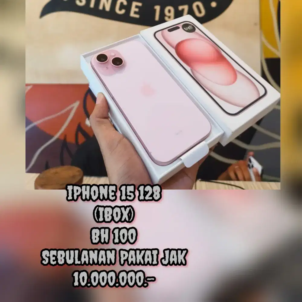 iPhone 15 128 (iBox) Bh 100