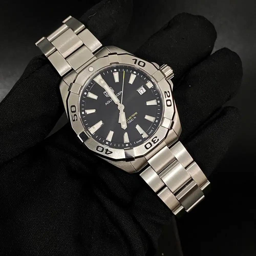 TAG Heuer Aquaracer 300m WBD1110 Quartz Black Dial 41mm