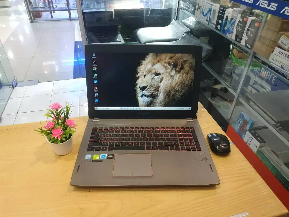 JUAL LAPTOP ASUS ROG GL502VSK CORE i7 RAM 16GB SSD 256GB NVIDIA