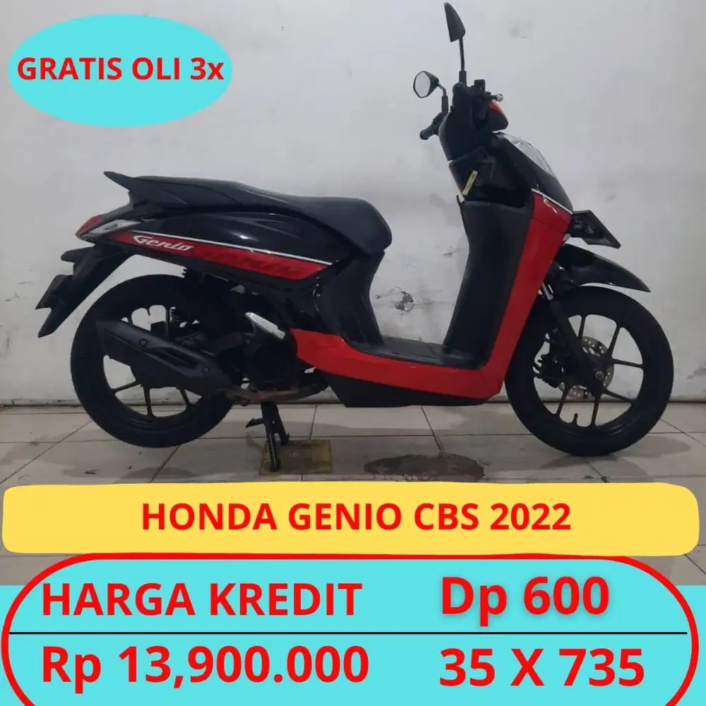 Honda Genio Cbs 2022 Dp.Murah Hanya 600Ribu