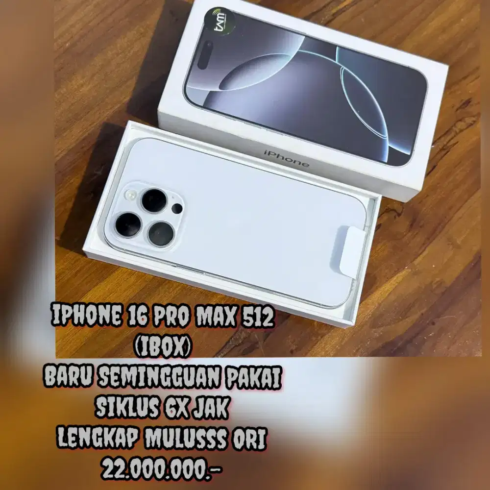 iPhone 16 Pro Max 512 (iBox) Bh 100