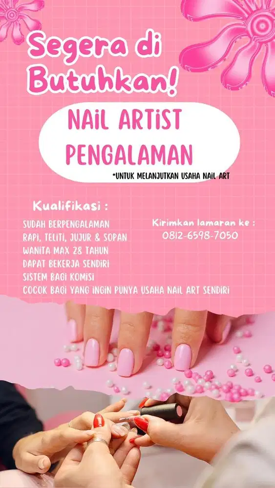 DIBUTUHKAN YANG BERPENGALAMAN UNTUK MELANJUTKAN USAHA