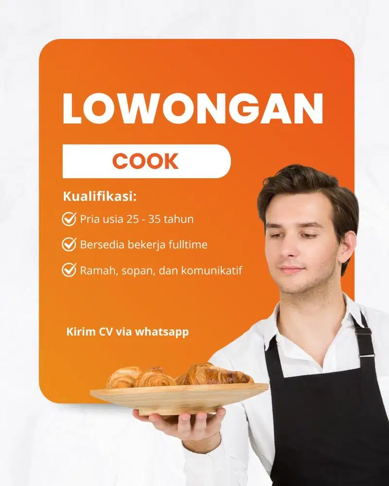 Lowongan staff cook