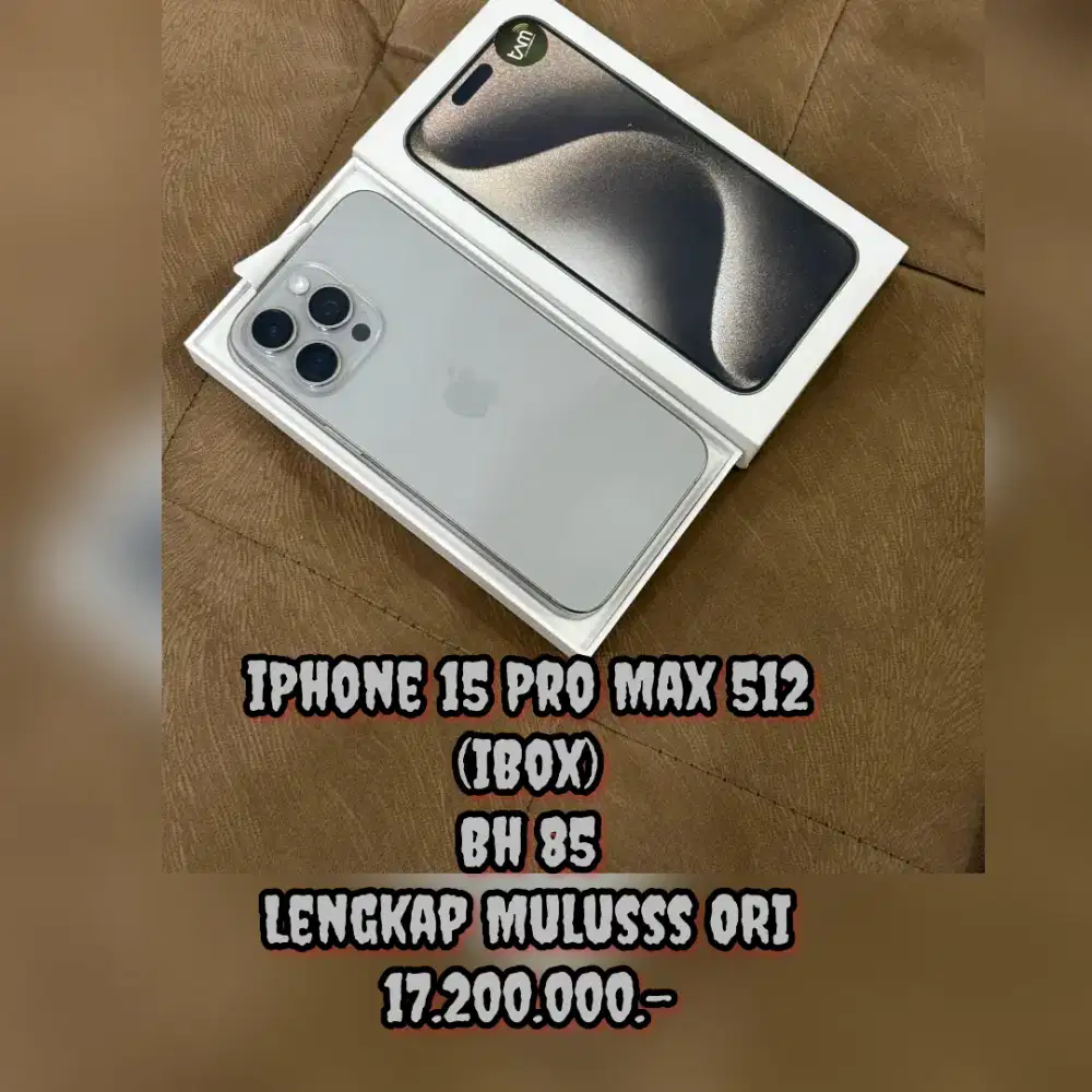 iPhone 15 Pro Max 512 (iBox) Bh 85