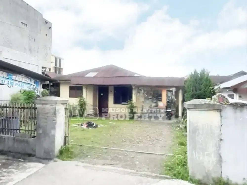 DIJUAL RUMAH HITUNG TANAH ‼️LOKASI SANGAT STRATEGIS DI PINGGIR JALAN, MEDAN SUNGGAL - MEDAN