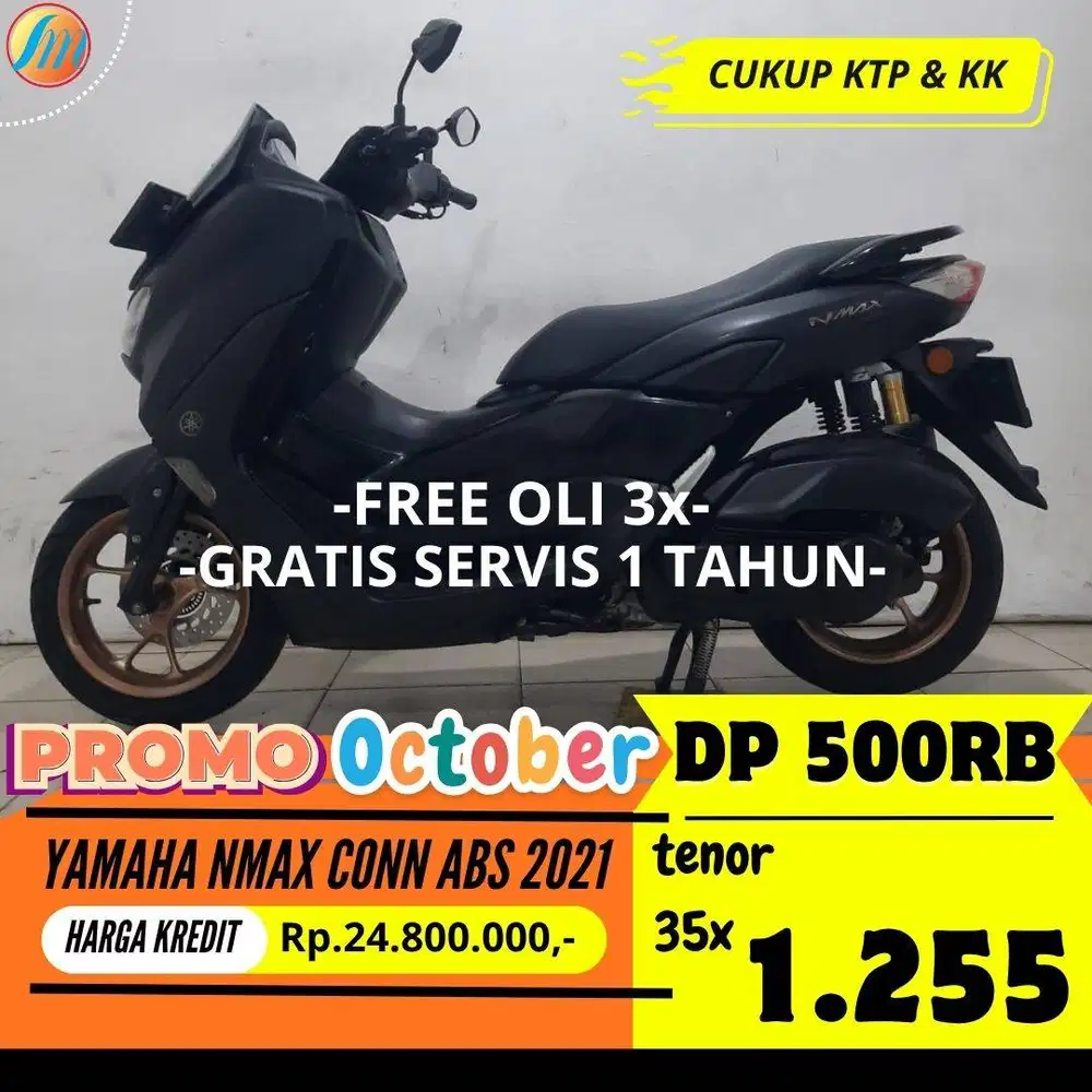 YAMAHA NMAX CONNECTED ABS 2021 KREDIT DP 500RIBU ANGSURAN RINGAN