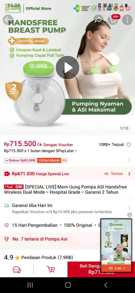 POMPA ASI HANDSFREE