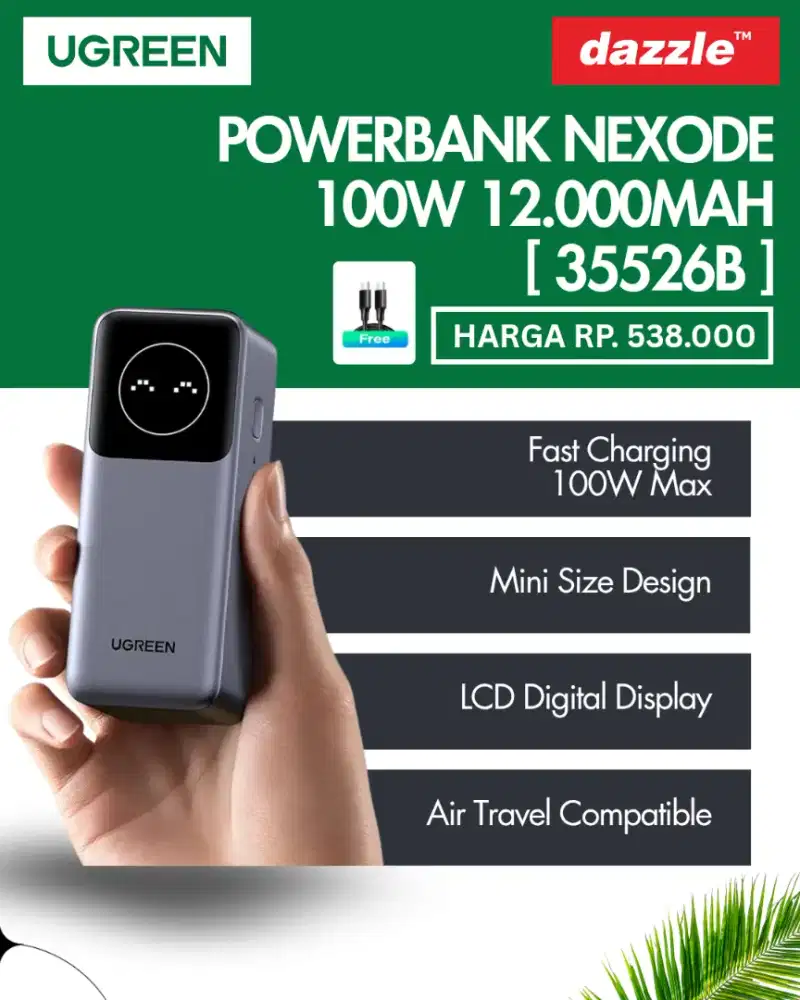 UGREEN POWERBANK NEXODE 100W (35526B)
