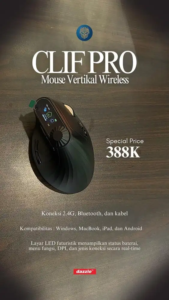 Mouse vertikal rexus clif Pro QV-280