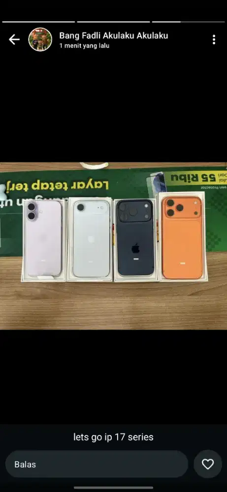 Iphone 17 Pro 256GB cicilan tanpa DP syarat KTP