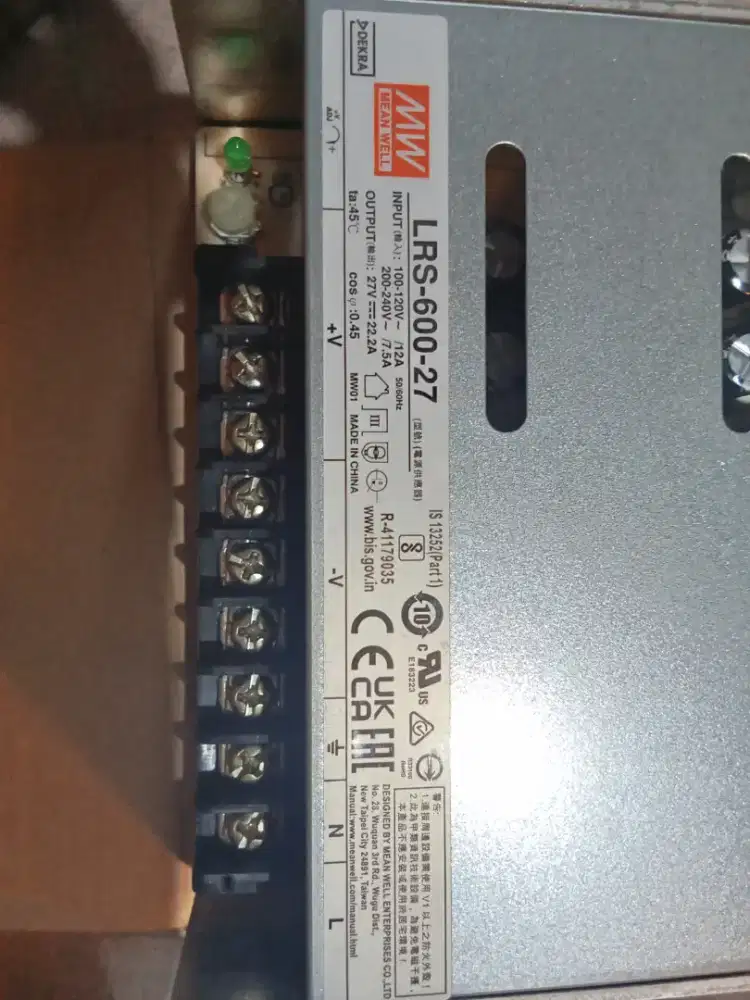 Mean well LRS-600-27