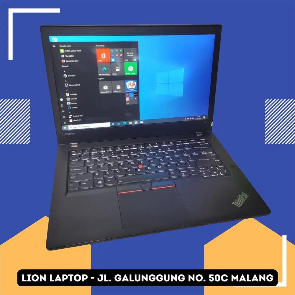 RAM 8GB SSD 256GB i5 Lenovo Thinkpad T470 [23|10]