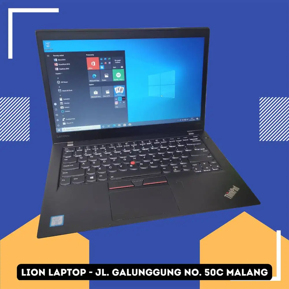 RAM 8GB SSD 256GB Core i7 SLIM Lenovo Thinkpad T470s [23|10]
