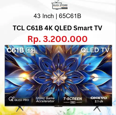 TCL 43 Inch | 65C61B C61B 4K QLED Smart TV