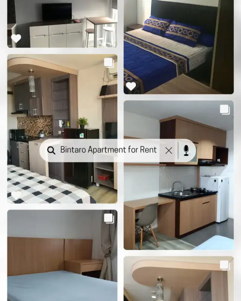 Disewakan Unit Apartemen Bintaro Icon Include IPL Full Furnish