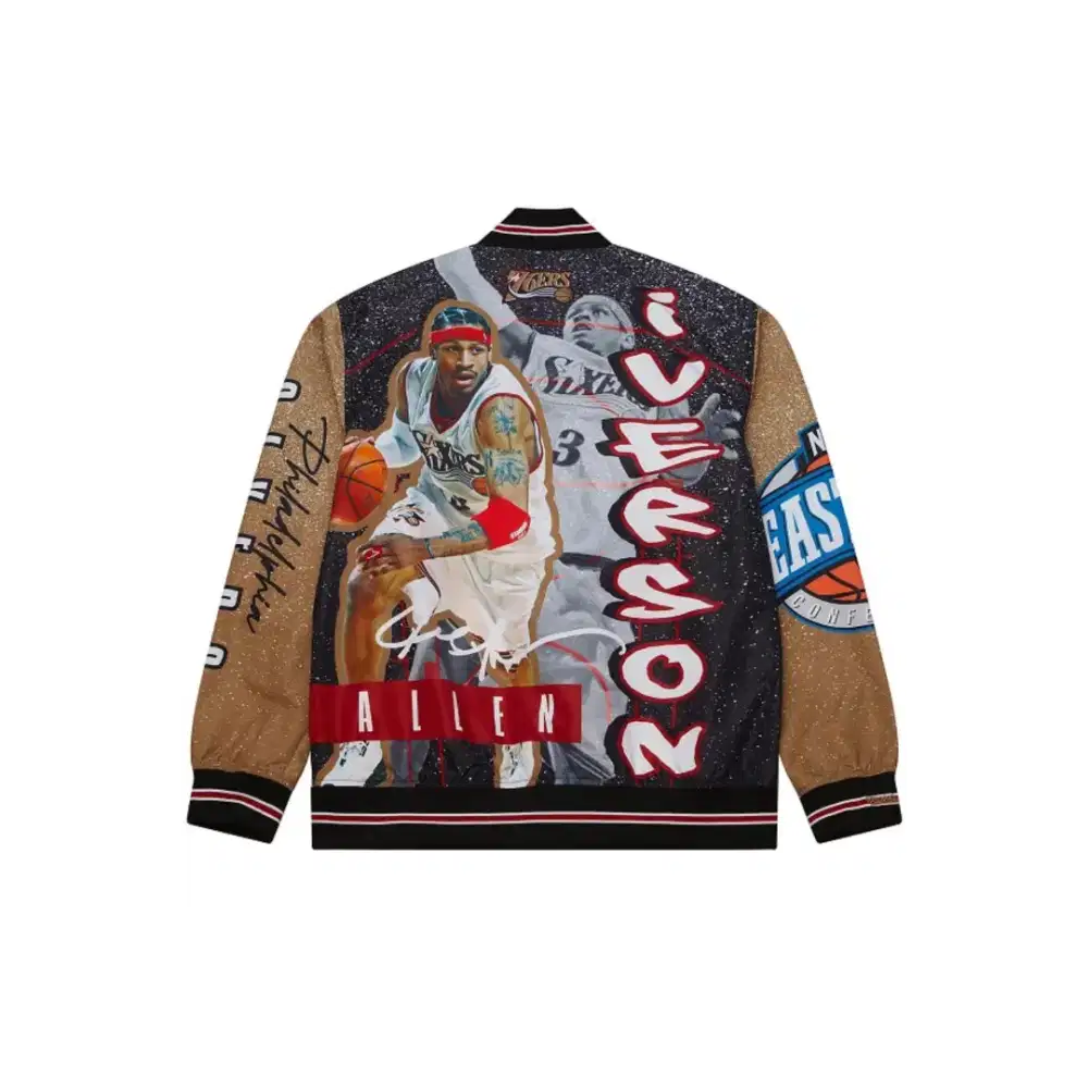 Original Mitchell & Ness Nba Allen Iverson 76ers Net Mlb New Era Deus