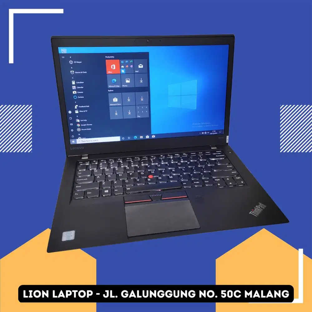 RAM 8GB SSD 256GB Core i5 Slim Lenovo Thinkpad T460s [23|10]