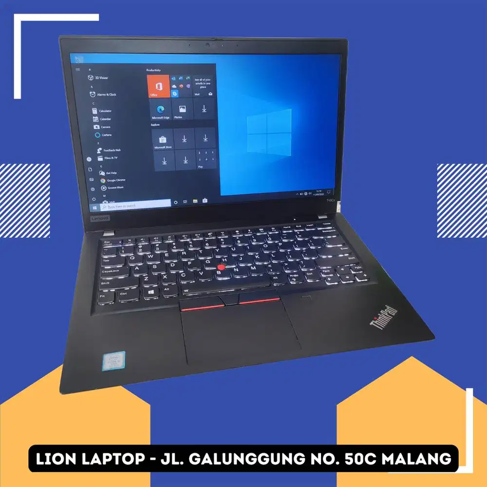 RAM 16GB SSD 512GB Core i5 Slim Lenovo Thinkpad T490s [23|10]
