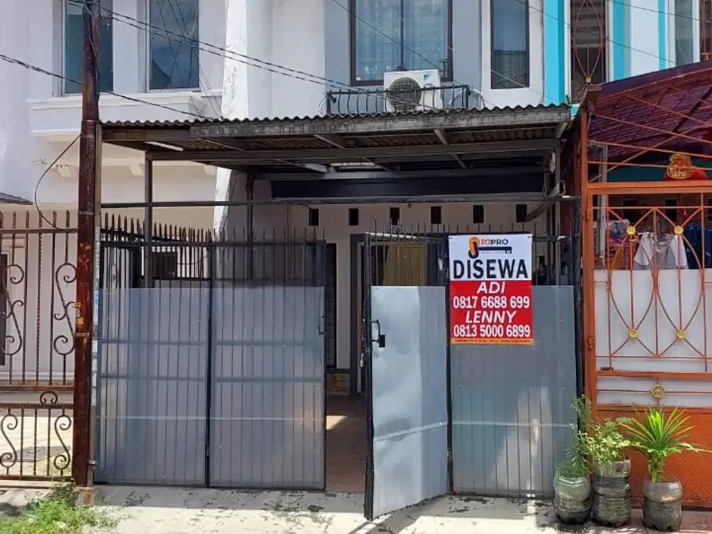 Disewakan rumah 2 lantai siap huni di kawasan permata palem