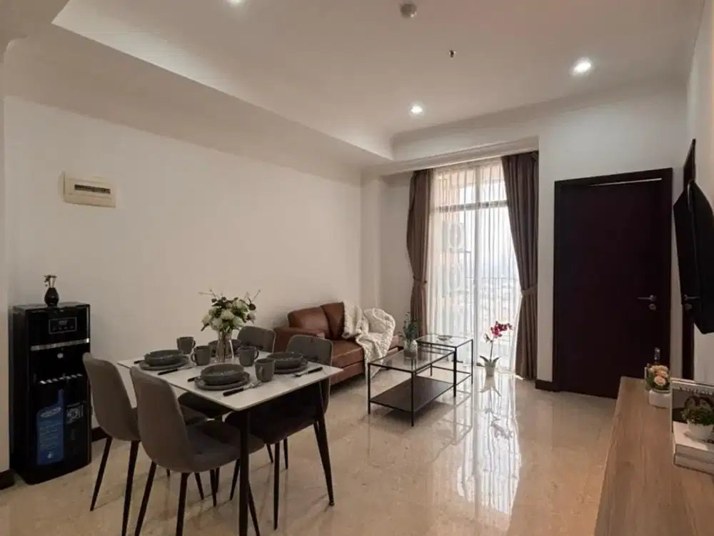 Disewakan Apartemen Permata Hijau Suites Tipe 2 BR Furnished