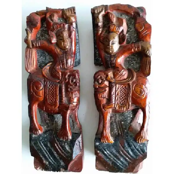 Antik hiasan dinding / meja kekaisaran Cina dengan seni yang tinggi