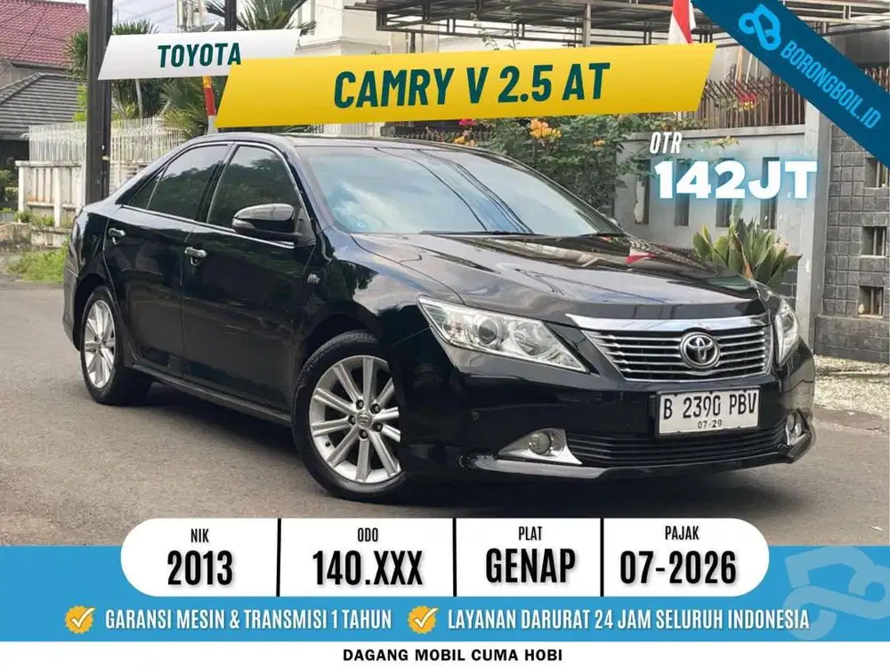 Termurah Toyota Camry V 2.5 AT 2013 Hitam