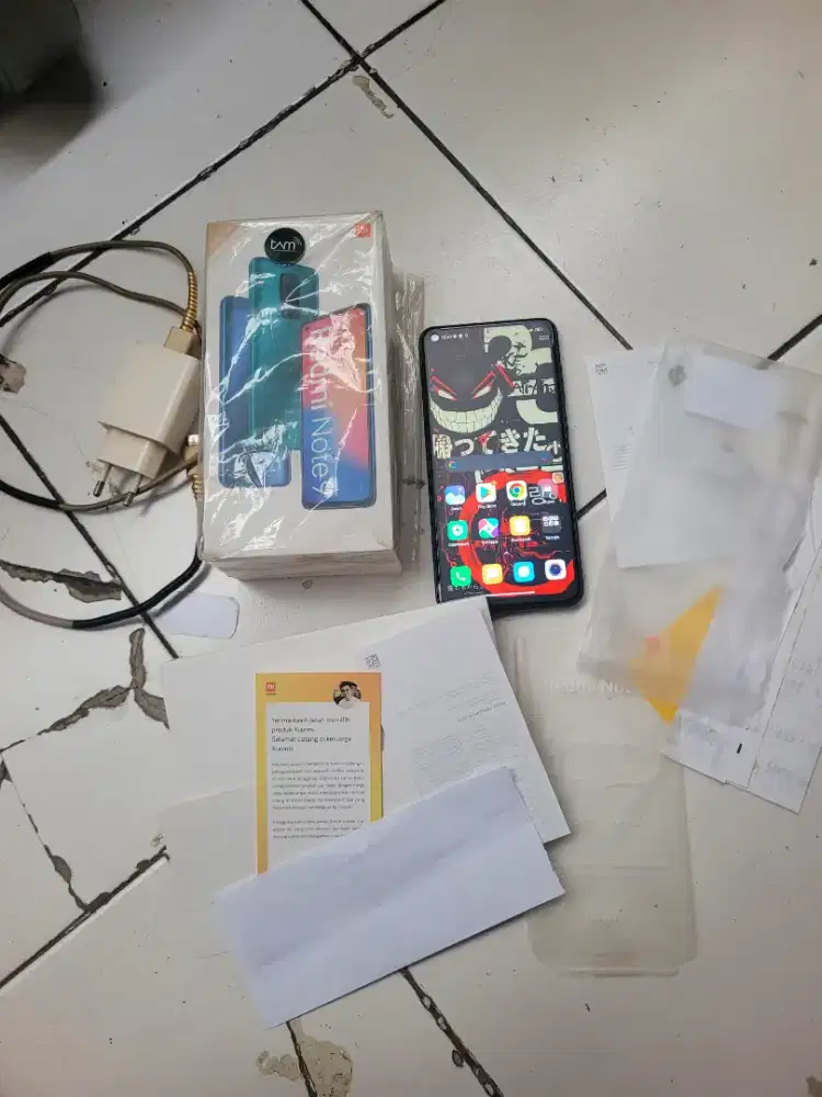 Redmi note 9 ram 4/64 fullsett NEGO