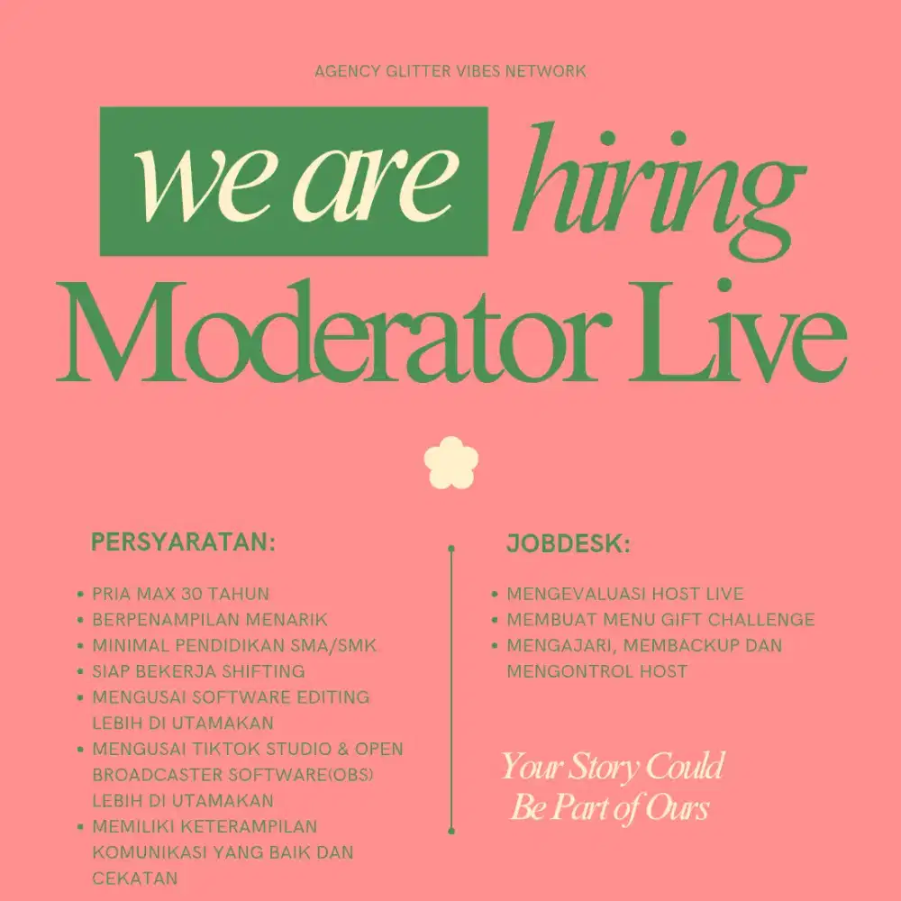 DICARI MODERATOR LIVE