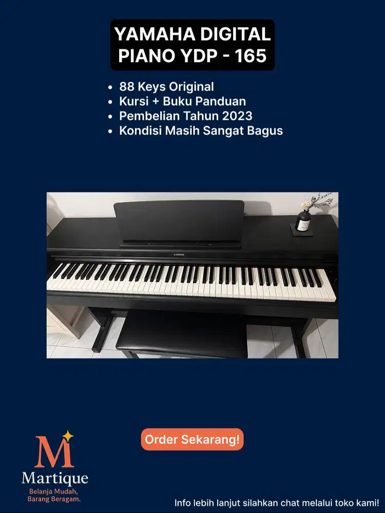 YAMAHA DIGITAL PIANO YDP - 165