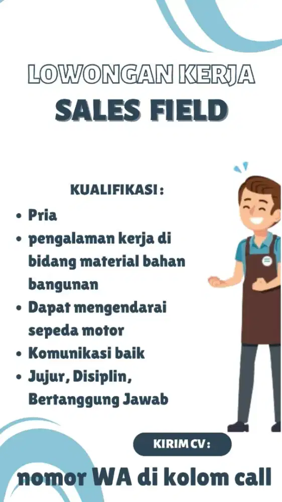 Dicari SALES FIELD