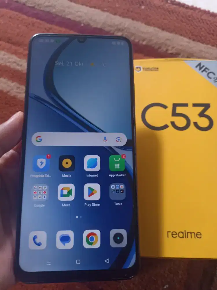 Realme c53 ram 6/128 fullset bagus