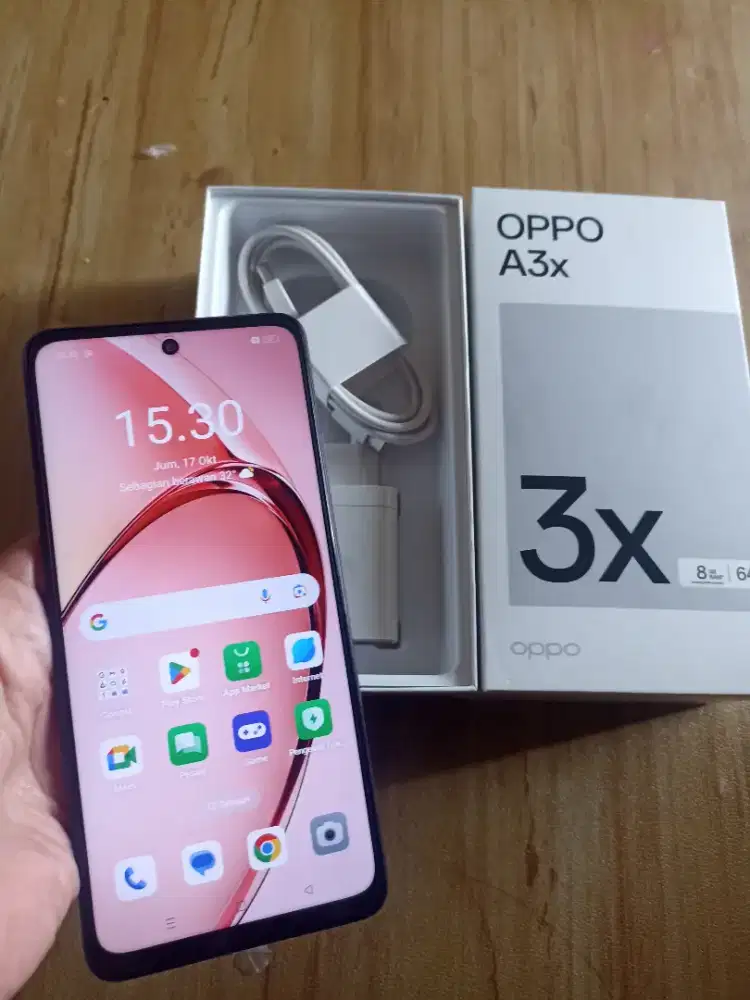 Oppo A3x ram 8/64 fullset bagus