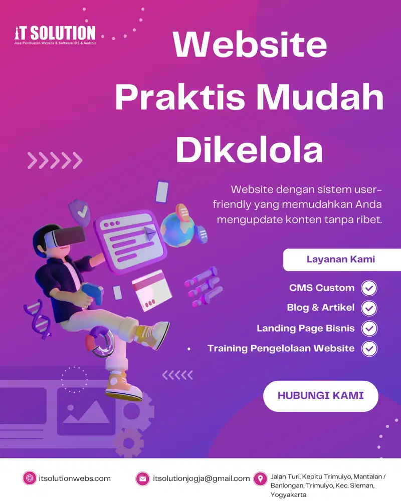 Website Praktis Mudah Dikelola