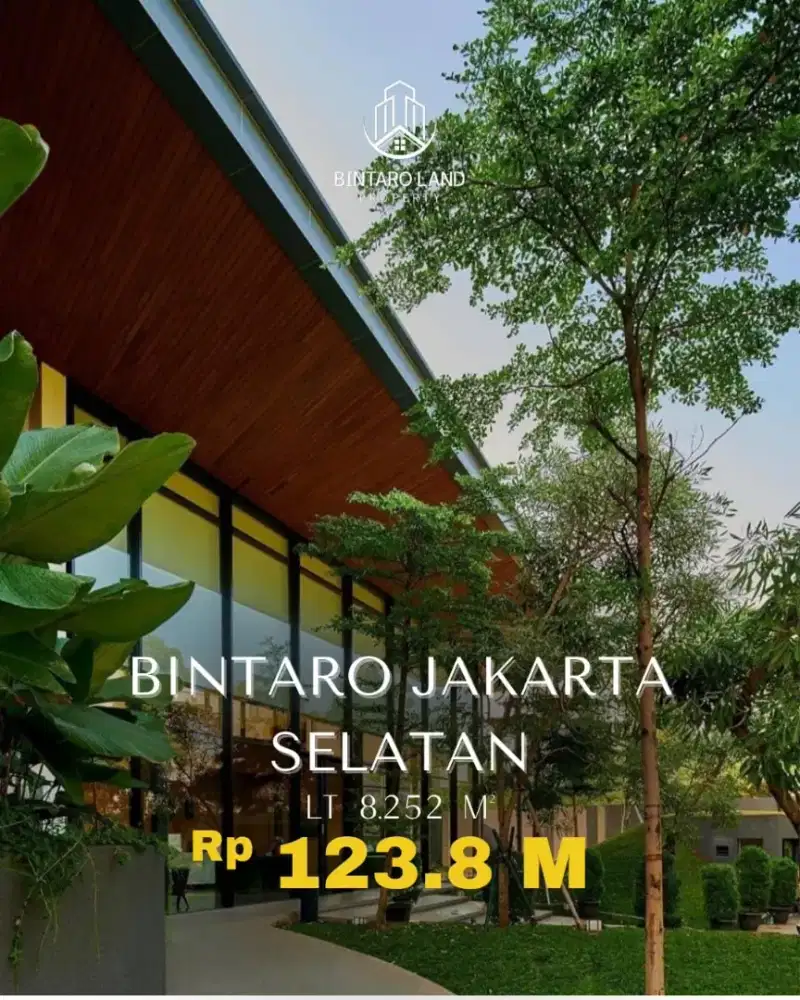 Dijual kavling siap bangun di Bintaro Jakarta Selatan.