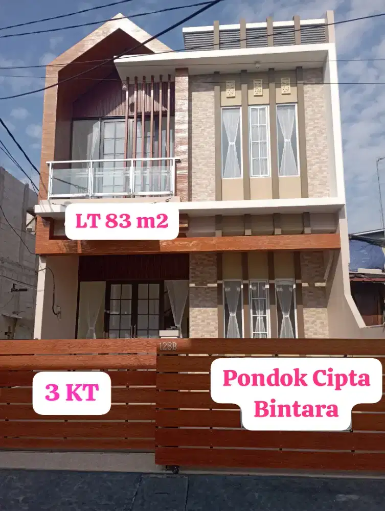 RUMAH BARU Siap Huni Di Perumahan Pondok Cipta, Bintara