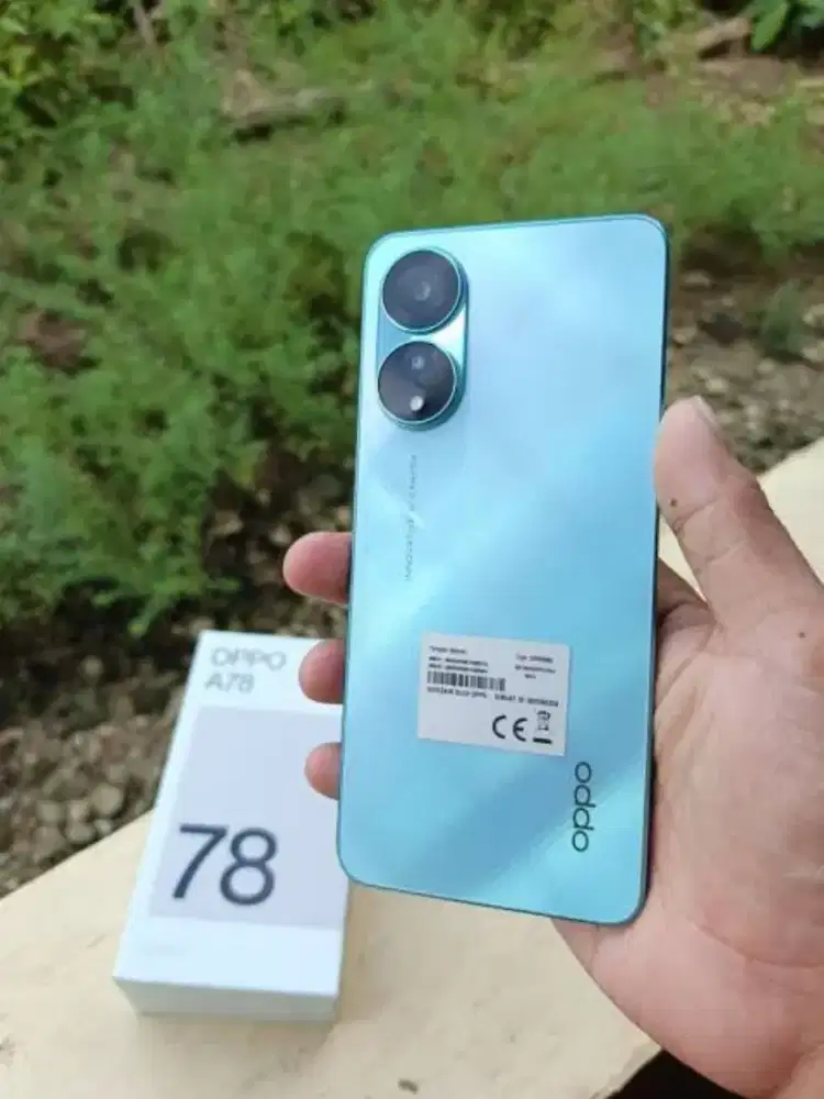 Oppo A78 ram 8+4/256 GB full lengkap