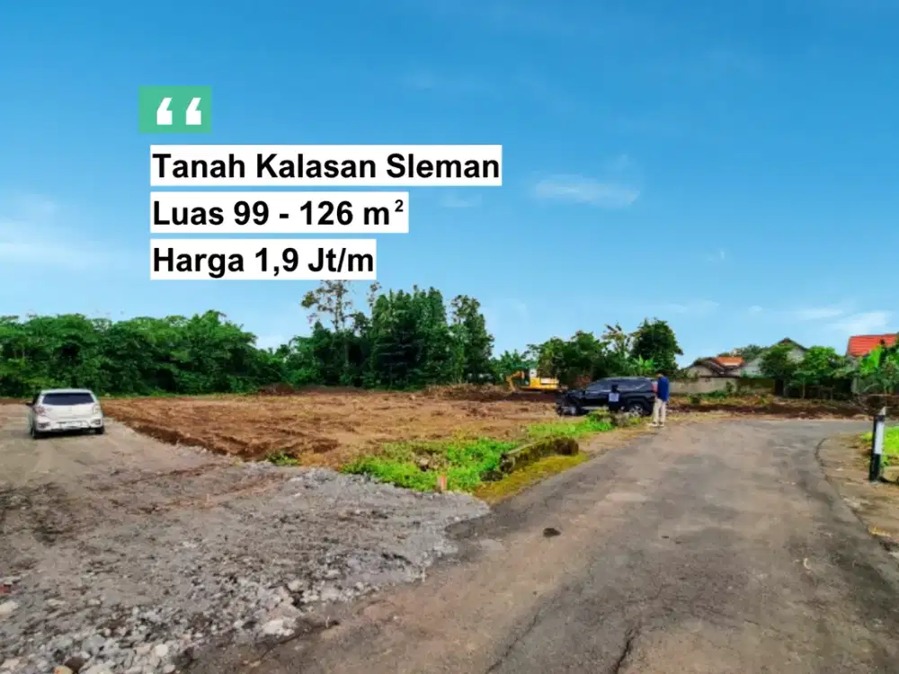 Tanah Sejuta-an Di Kalasan Sleman Jalan Selomartani