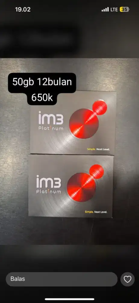 Paket internet 1tahun im3