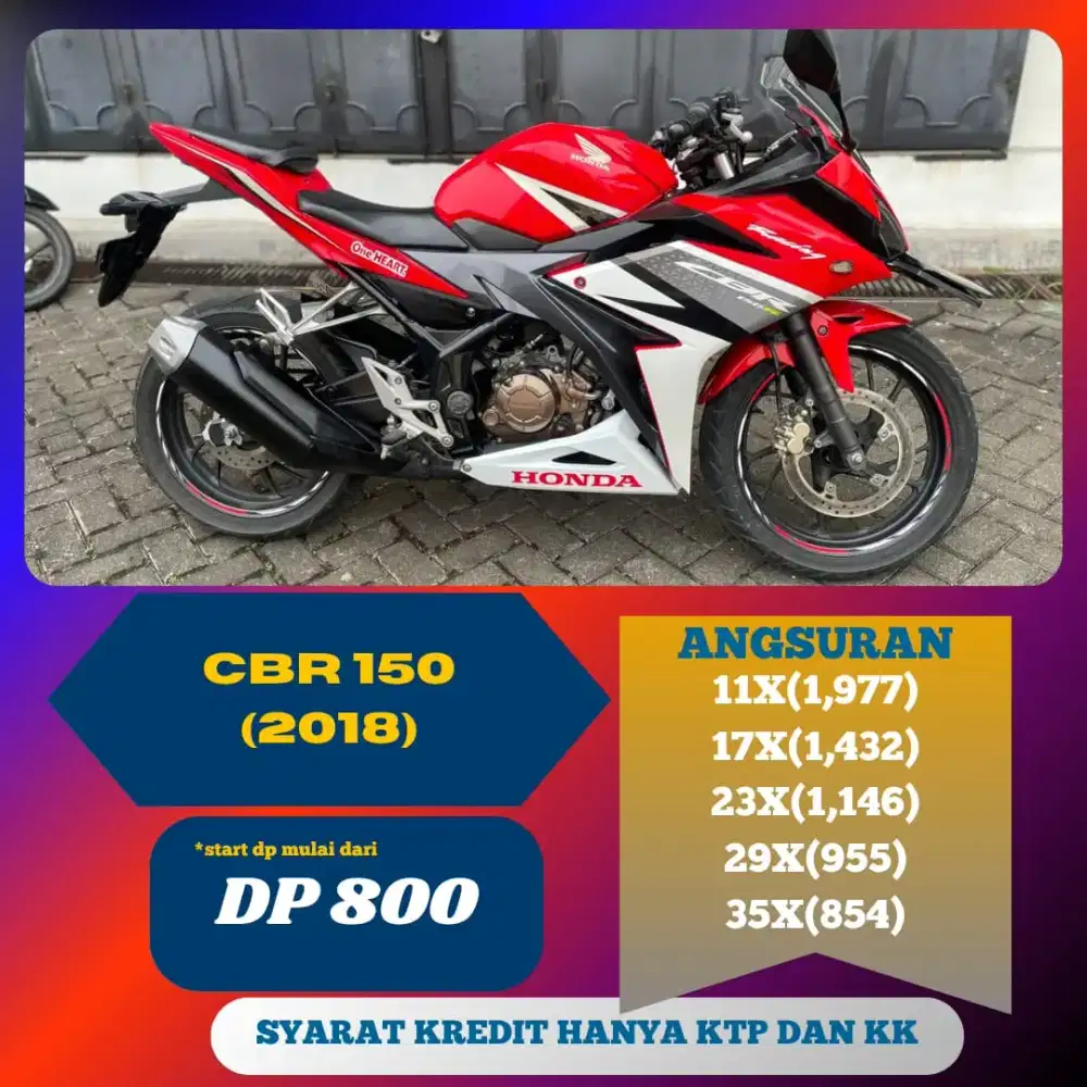 CBR 150 standar 2018