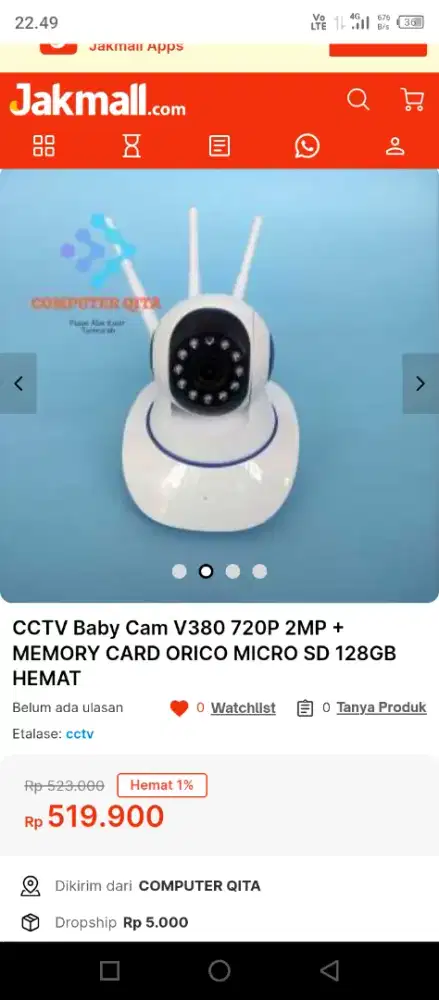 Cctv yoosee 3 unit