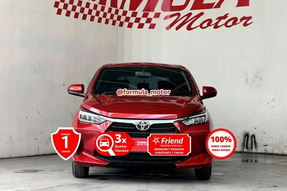 Toyota New Agya 1.2 G Matic tahun 2023 AT Merah DP minim 26 juta