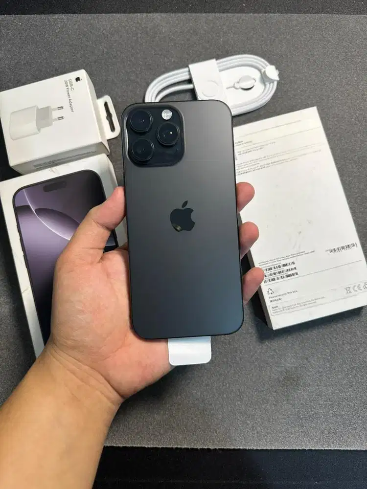 IPHONE 16 PROMAX 256 gb resmi dual sim nano