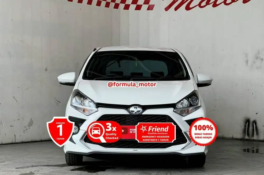 Toyota Agya 1.2 GR Matic tahun 2022 Putih AT DP minim 24 juta
