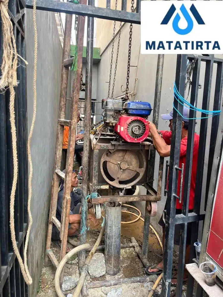 Jada sumur bor bergaransi air sampai keluar jet pump satelite sible