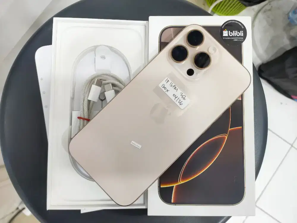 APPLE IPHONE 16 PROMAX 256GB Garansi Resmi iBox Indonesia