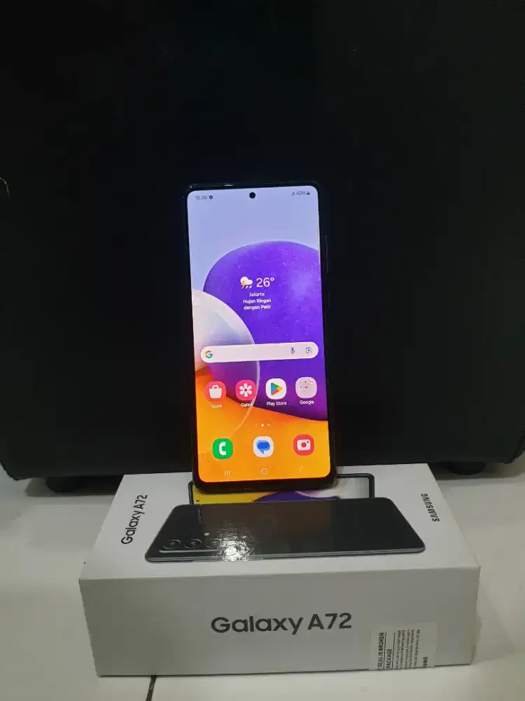 Samsung A72 8/256 mulus lengkap