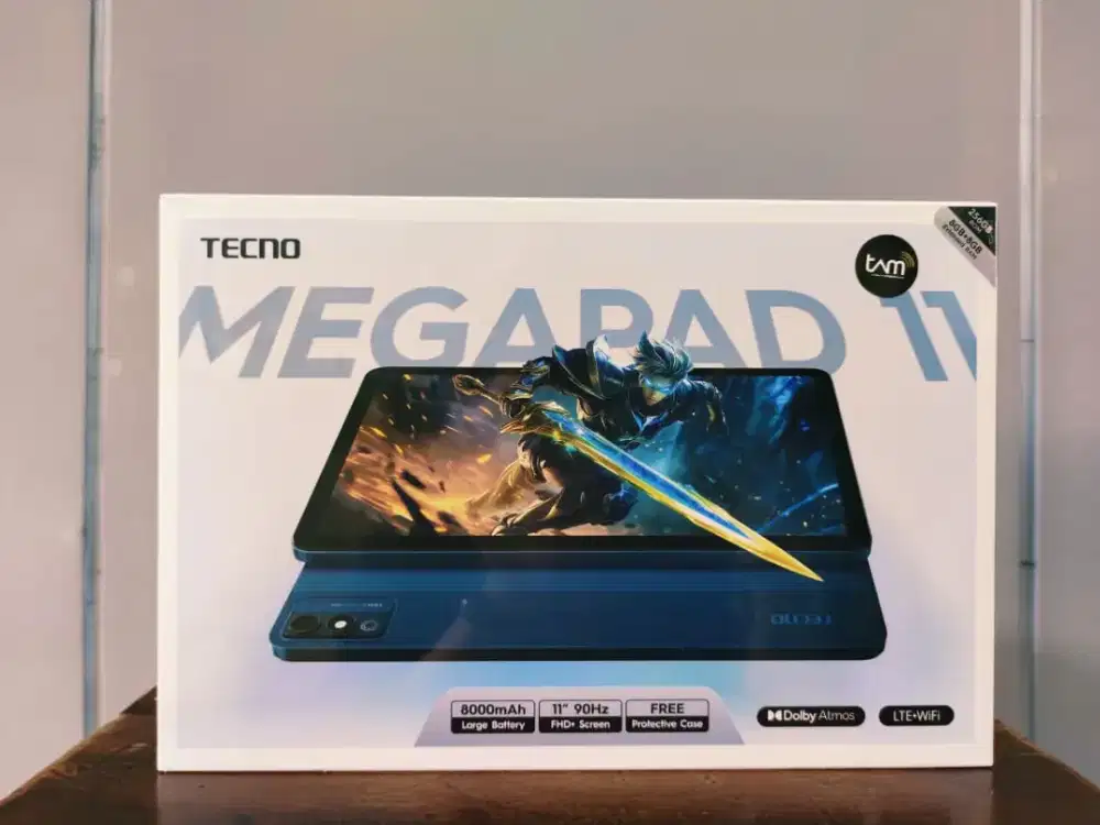 New Tecno Megapad 11 ram 8+8/256
