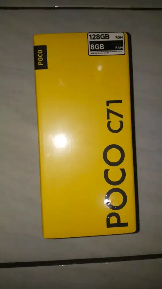 HP POCO C71 Baru Ram 8G (4+4) Internal 128G